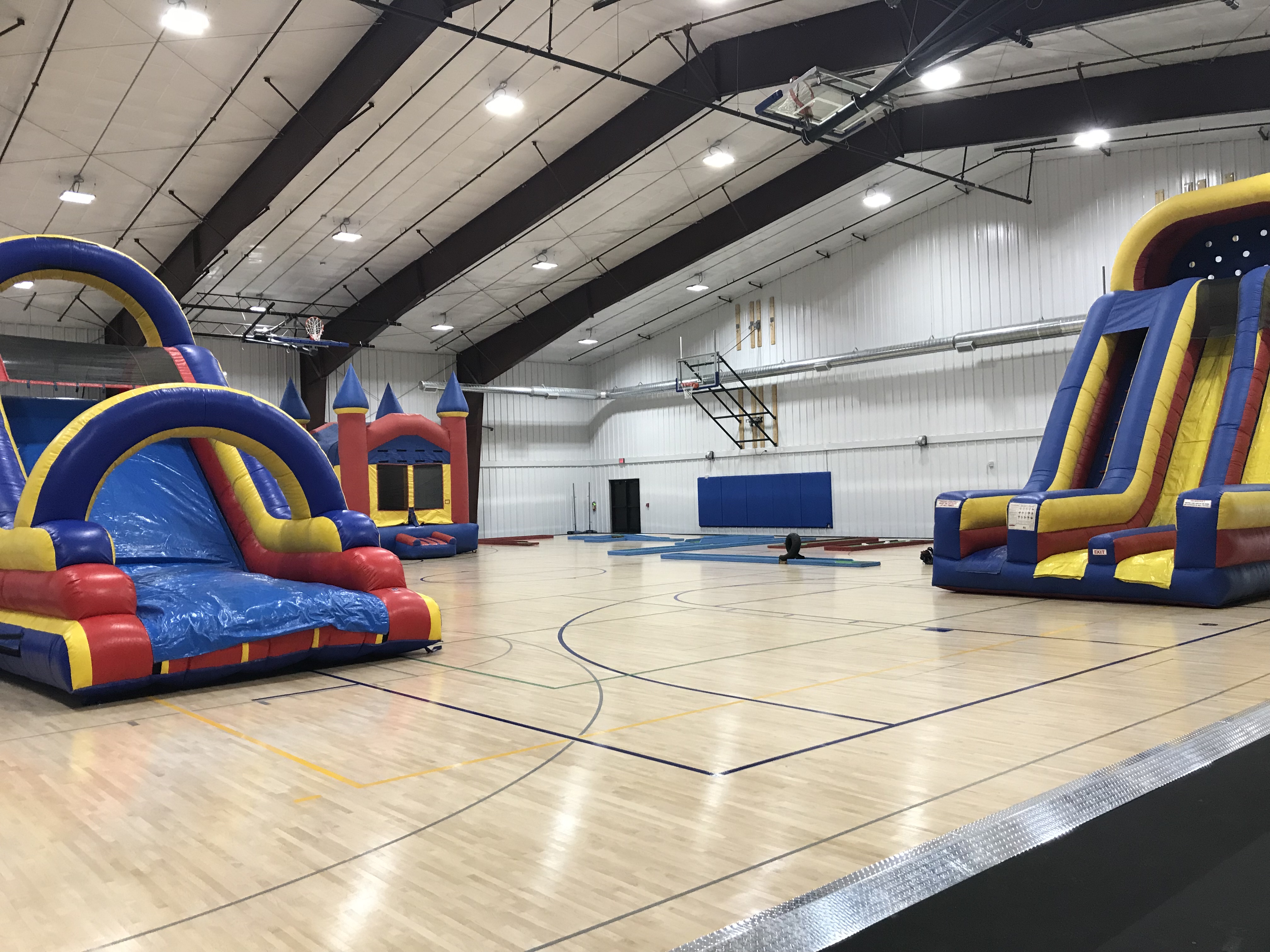 Inflatables in gym
